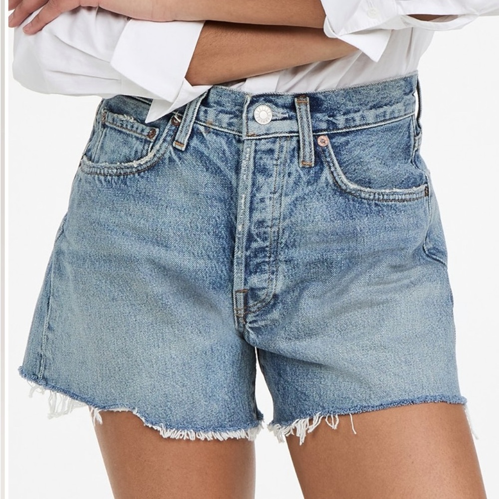 AGOLDE Parker Cut Off Jean Shorts - size 31